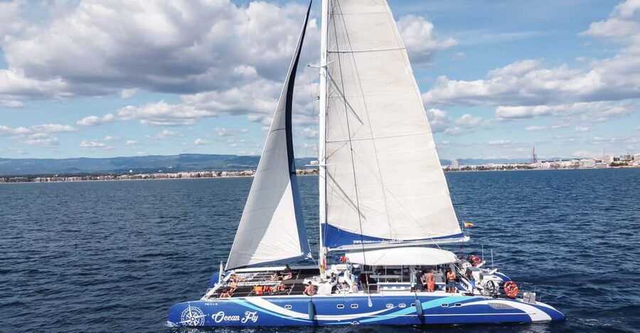 Cambrils: Costa Daurada Sail Catamaran Cruise - Meeting point at Passeig de les Palmeres, 40