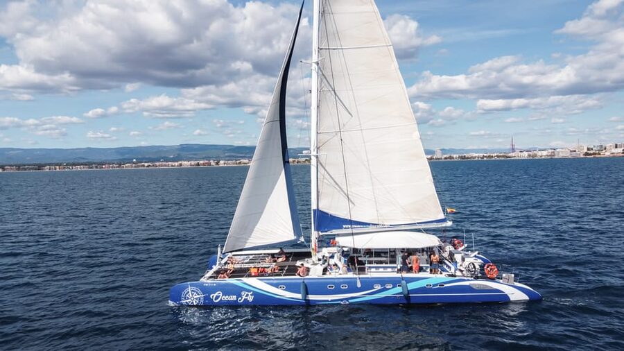 Cambrils: Costa Daurada Sail Catamaran Cruise - Pick your cruise length: 1 hour, 3 hours, or 5 hours