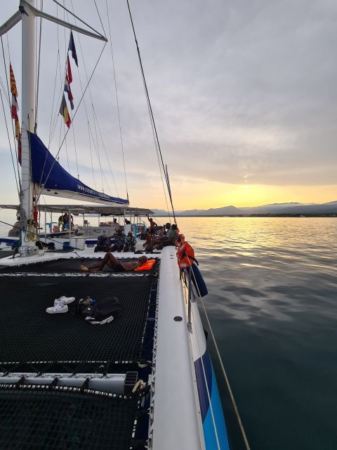 Cambrils: Costa Dorada Sunset Catamaran Cruise with Drinks - The Onboard Experience, Including That Net Bow Feeling