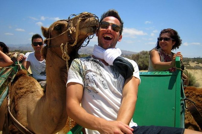 Camel Riding in Maspalomas Dunes - Entering The Reserva Natural de Las Dunas de Maspalomas