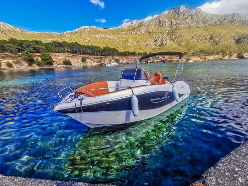 Can Picafort: 3h Private Boat – Caves & Snorkeling - From Can Picafort Harbor to Coll Baix, the boat-only beach stop