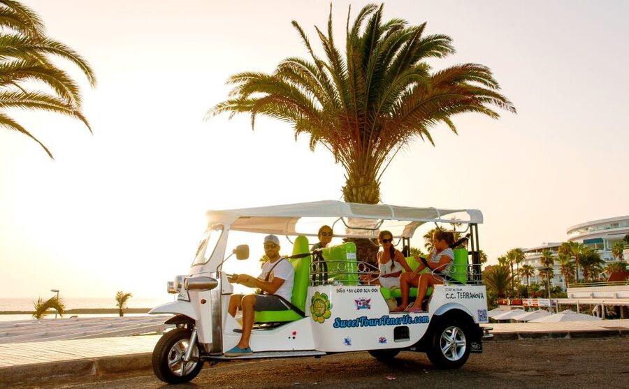 Costa Adeje: Secret Volcano Tuk Tuk Tour - Eco-electric comfort: breeze, seating, and what to bring