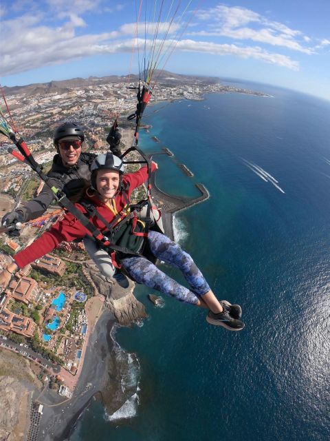 Costa Adeje: Tandem Paragliding Flight with Pickup - The safety briefing and gear: what you wear before you fly