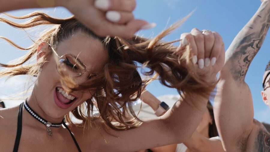 Costa Adeje: Tenerife Monkey Beach Club Utopia Pool Party - Infinity pool time: the best reason to come early