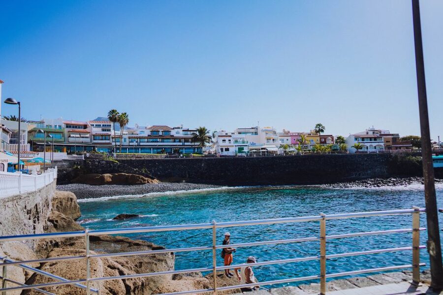 Costa Adeje: Tuk Tuk Tour - Playa de la Enramada: black sand that actually feels special