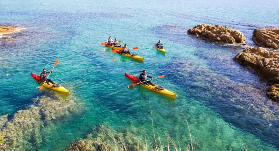 Costa Brava: Sea Caves Kayaking and Snorkeling Tour - Meeting At Escola de Vela i Kayak Sant Pol: Where Your Day Starts