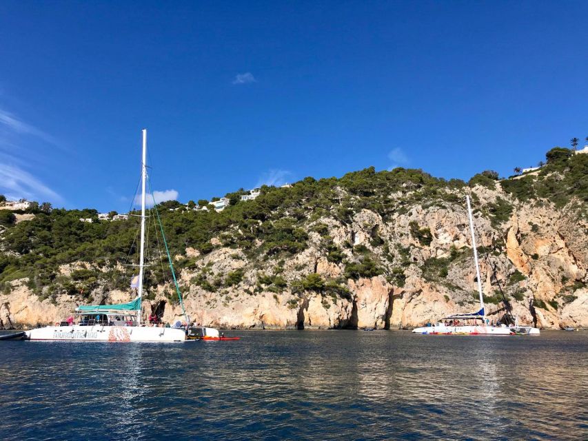 Dénia & Jávea: Portixol Sailing Catamaran Excursion with BBQ - Crew energy, music, and the onboard mood