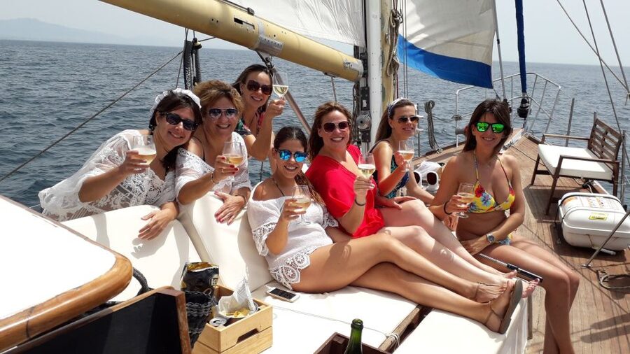 Estepona: Dolphin Watching Sailboat Cruise with Drink - Entering Estepona Bay by sail, not just by boat