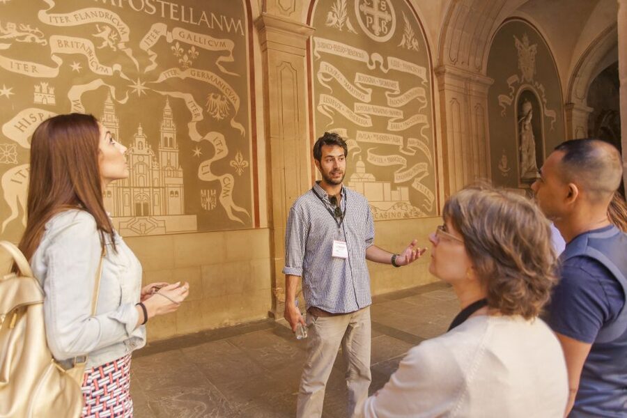 From Barcelona: Montserrat Half-Day Wine and Tapas Trip - Oller del Mas: wine tasting inside a castle built for staying power
