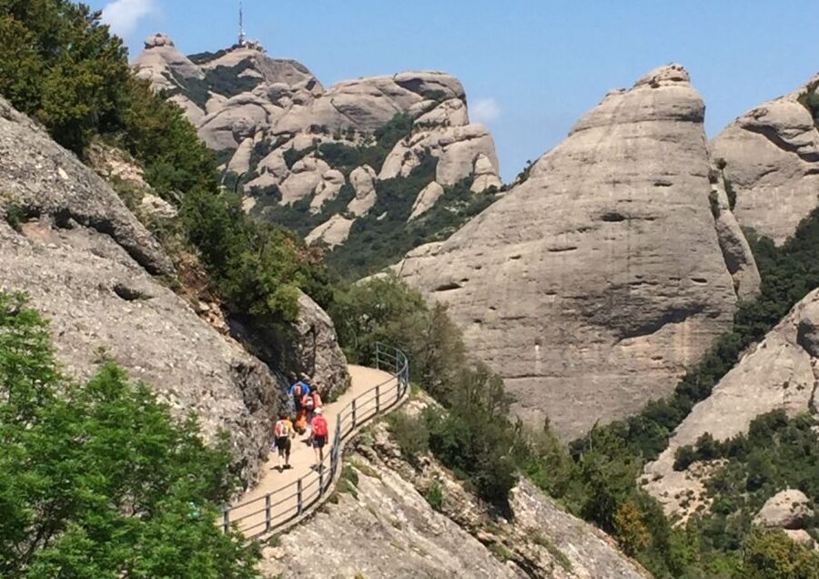 From Barcelona: Montserrat Monastery & Scenic Mountain Hike - Funicular up, panoramas in, and what to look for at the top