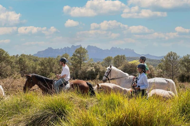 From Barcelona: Montserrat Walking and Horseback Riding Tour - Horseback Riding at the Ranch, Views First, Safety Always