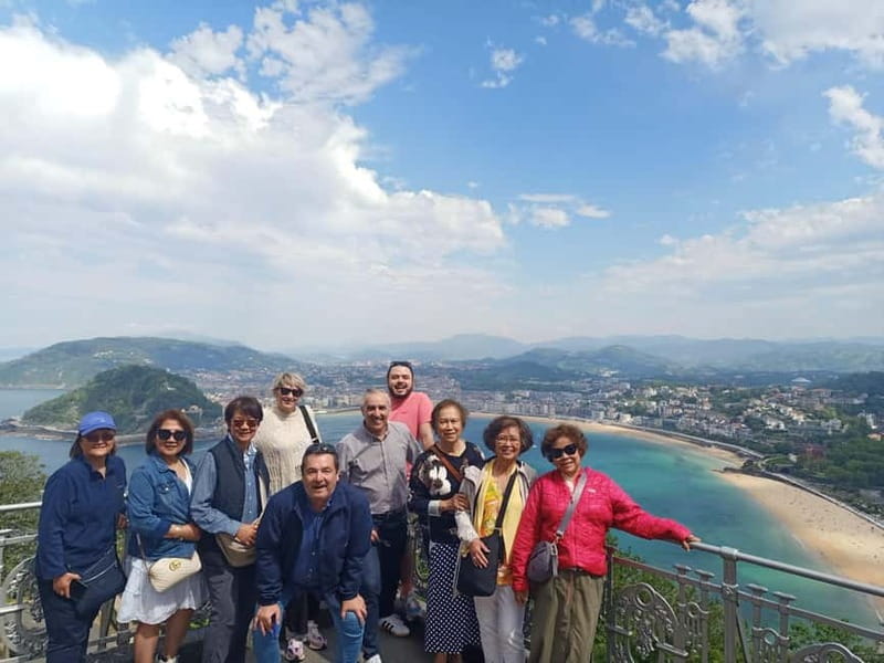 From Bilbao: Loyola, Getaria, Zarautz and San Sebastian Tour - Mount Igeldo: The Photo Stop and La Concha Bay View