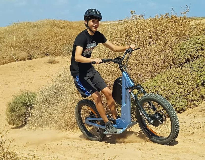 From Corralejo: Fuerteventura Guided E-Bike/E-scooter Tour - Bayuyo and Calderon Hondo Craters: The Main Event