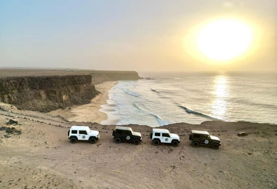 From Corralejo: Fuerteventura Self-Drive 4x4 Jeep Tour - Salinas del Carmen and Caleta de la Ballena: Coastal Scenery That Changes Fast