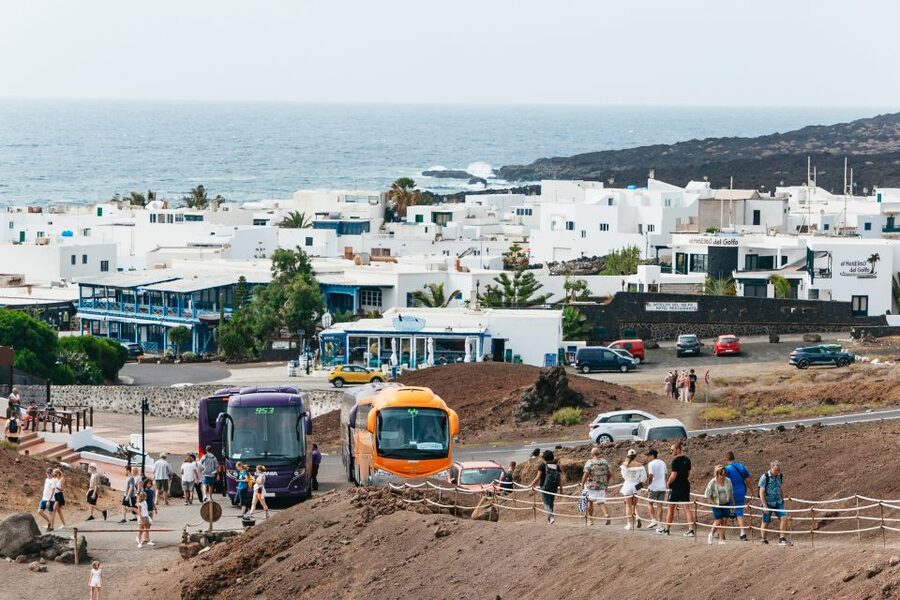 From Fuerteventura: Lanzarote Tour (with lunch included) - La Geria Wine Country Stop: Photos First, Wine Details Second