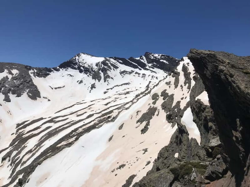 From Granada: High Sierra Nevada hiking experience - Climb toward Tajos del Campanario and the north face drama