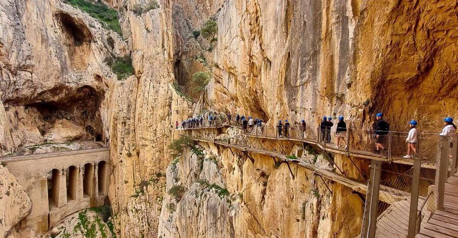 From Málaga: Caminito del Rey Guided Day Trip - El Chorro break time, short reset at the right moment