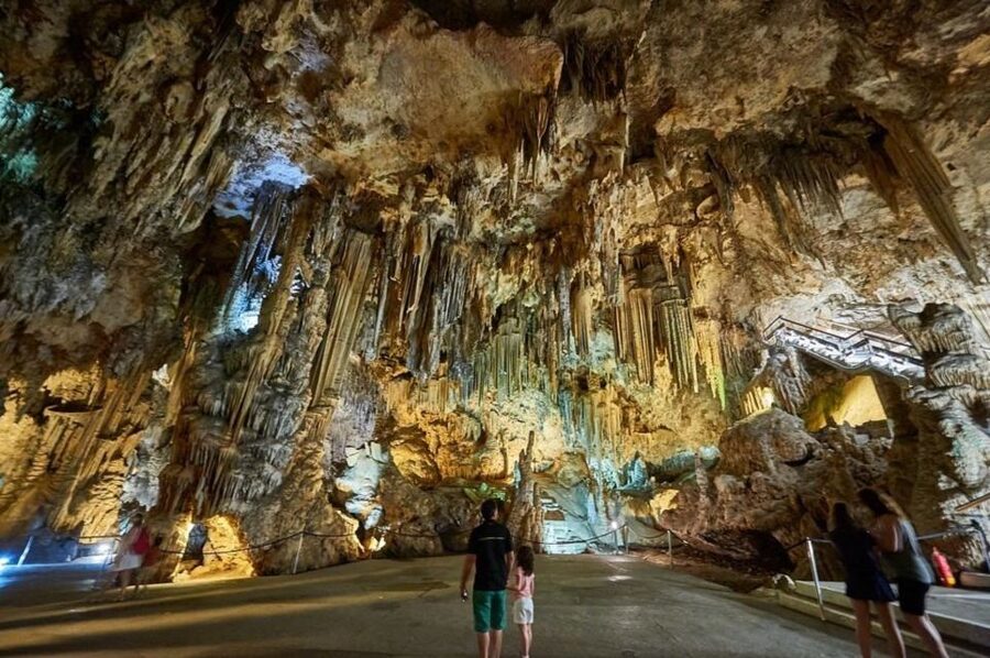 From Málaga: Caves of Nerja, Nerja and Frigiliana Day Tour - Nerja and the Balcón de Europa: Coast views with cliffs and big air
