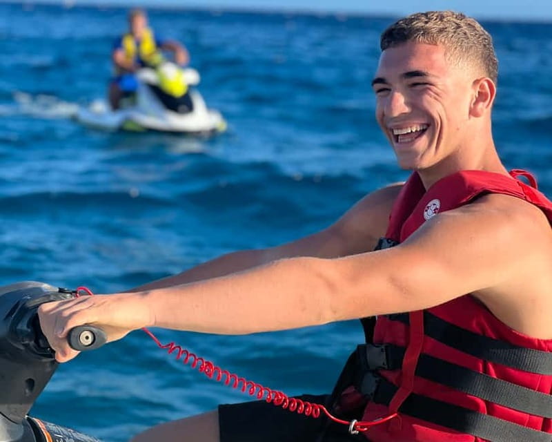 From Morro Jable: Jet Ski Adventure Tour (without license) - Safety watching, monitors, and the limits that keep it fun