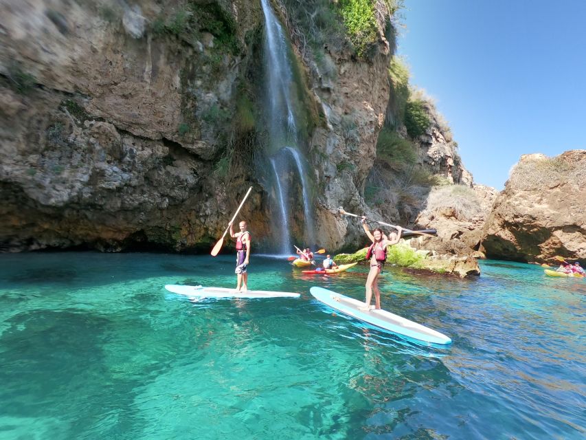 From Nerja: Guided Paddle Surf Cliffs and Maro Waterfall - Maro waterfall: why it works from a paddleboard