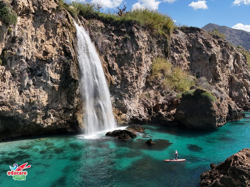 From Nerja: Guided Paddle Surf Cliffs and Maro Waterfall - Price and value at about $41 for 2.5 hours