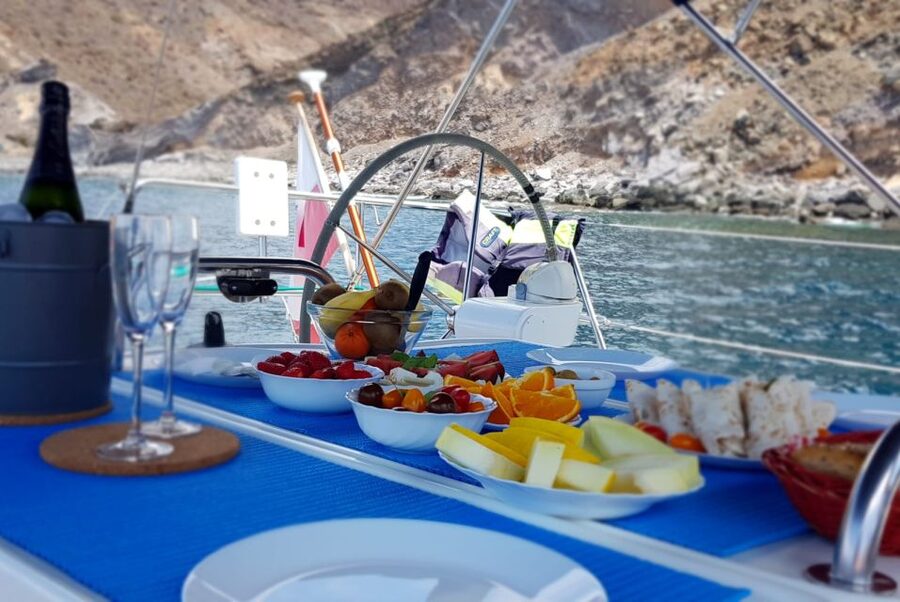 From Puerto de Mogán: Sailboat Trip with Food and Drinks - Lunch at sea: food and drinks that match the calmer pace