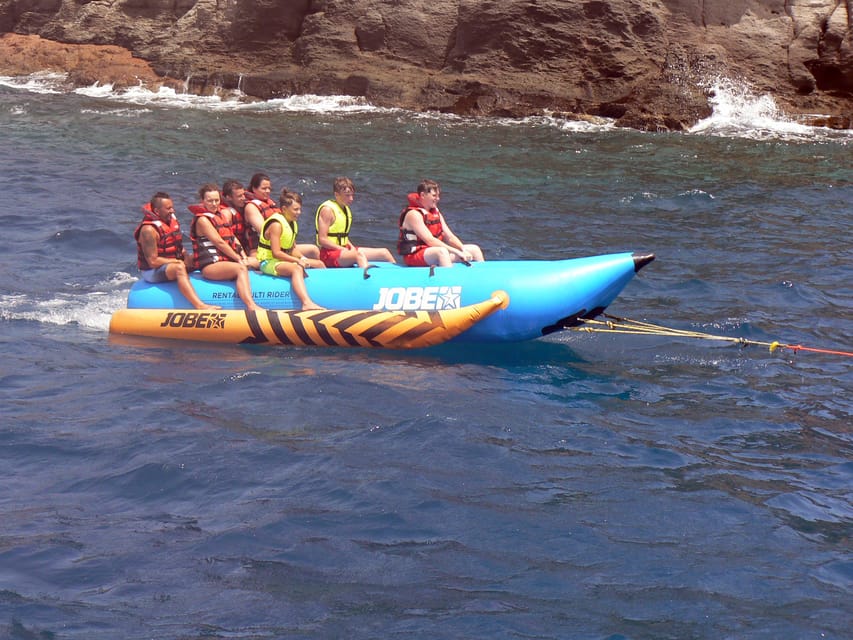 From Puerto Rico: Boat trip along the coast w/ Food & Drinks - The anchored exclusive-bay swim stop: food, drinks, and underwater viewing