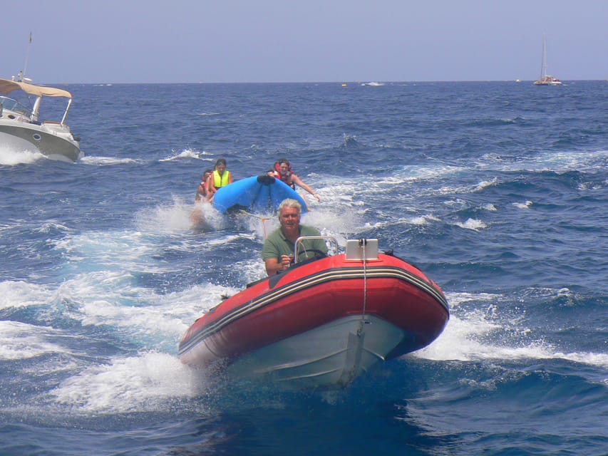From Puerto Rico: Boat trip along the coast w/ Food & Drinks - What’s included: lunch and drinks you actually use