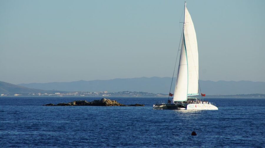 From Roses: Sunset Catamaran Cruise - The Cruise Route: Roses and Empuriabrava From the Water
