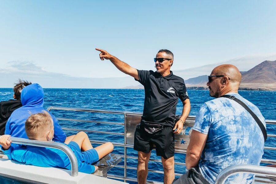 Fuerteventura: Glass Bottom Boat Cruise with Lunch & Drinks - Midday water stop: snorkeling, kayaking, paddle time, and the slide