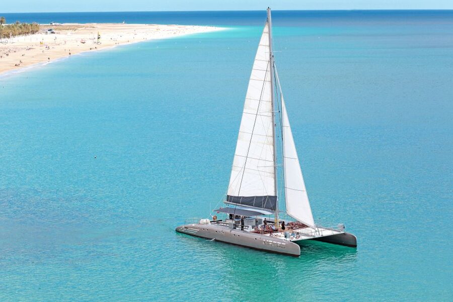 Fuerteventura: Magic Catamaran Trip with Food and Drinks - Morro Jable start: quick safety briefing, then straight to the coast
