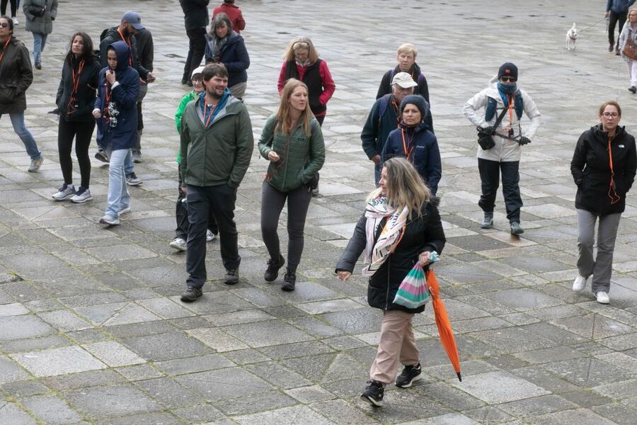 Full-Day Excursion from A Coruña to Santiago - Cruisers Only - Meeting at the port: orange umbrella, ship-gangway pickup, zero guesswork