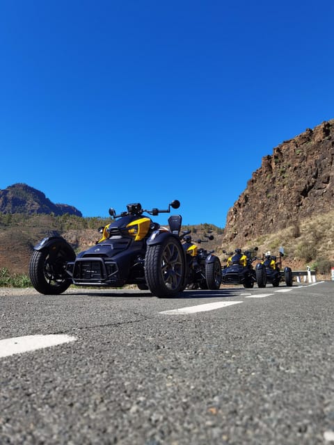 Gran Canaria: Can-Am Ryker 3-Wheel Motorcycle / Buggy / Quad - Mountain day: Maspalomas to Fataga and the bend-feel ride