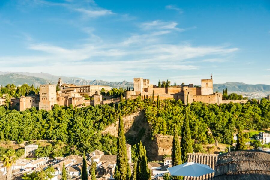Granada City Train 1 or 2-Day Hop-On Hop-Off Ticket - Stop 4: Alhóndiga, a center-area stop for browsing