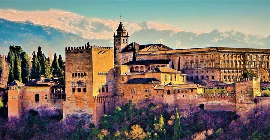 Granada: Full Alhambra Premium Guided Tour with Tickets - Meeting at Ticket De Alhambra, finding the blue umbrella, and what to prep
