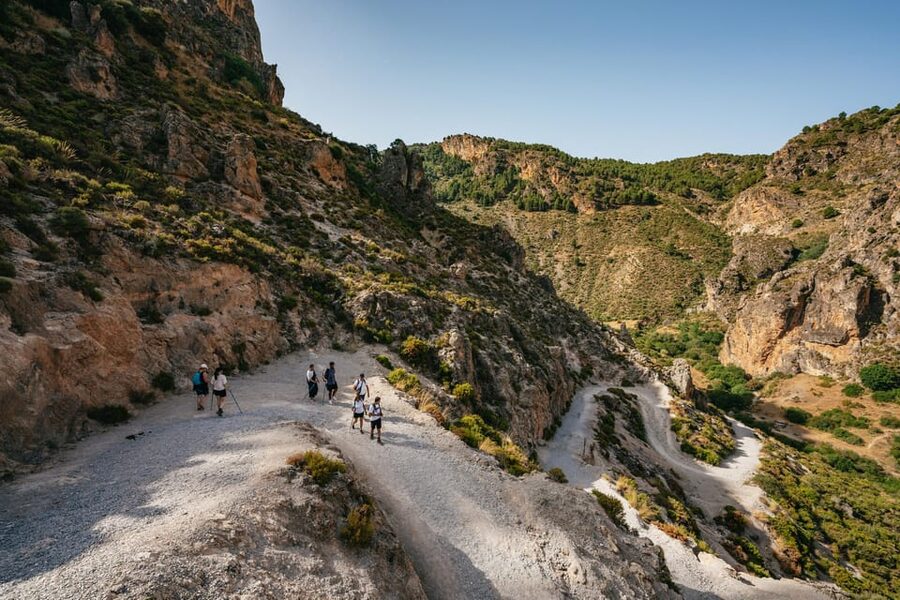 Granada: Los Cahorros de Monachil Canyon Hiking Tour - Monachil River walking: hanging bridges and the cool relief