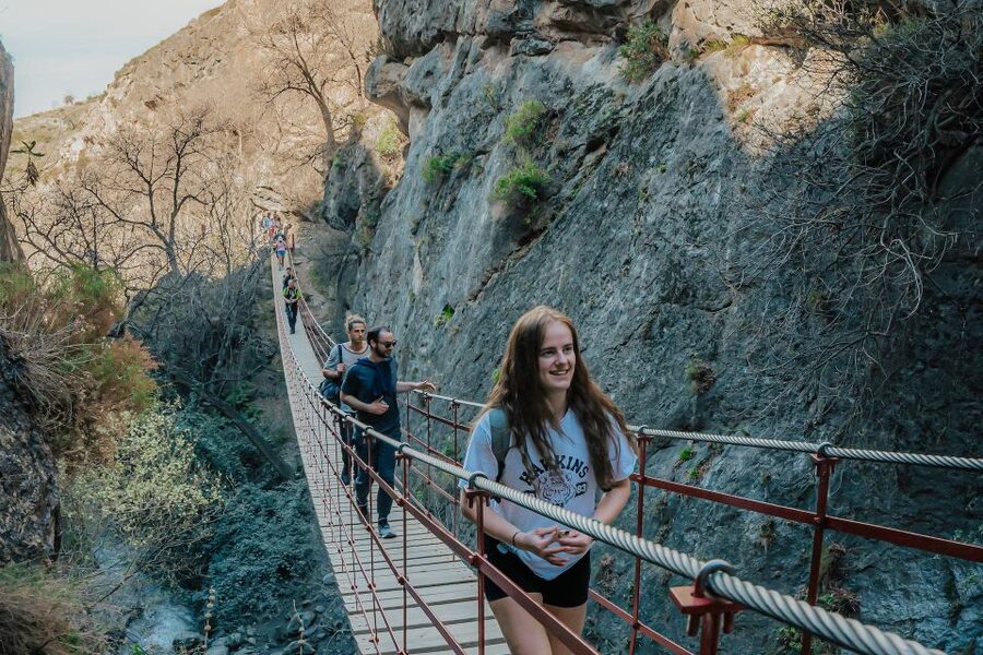 Granada: Los Cahorros Guided Afternoon Hiking Tour - Price and value: around $23 for guide, water, snacks, and transport