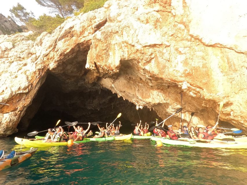 Granadella: Caló, Cova Llop Marí, and Ambolo Kayak Trip - Cala Ambolo, the Naturist beach break you can actually enjoy