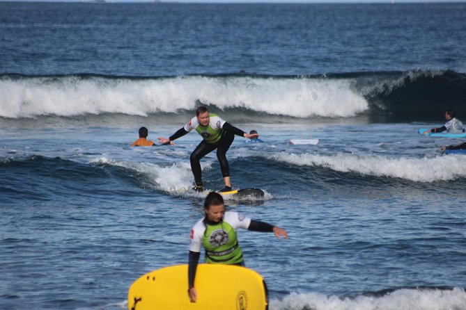 Group Surfing Lesson at Playa de las Américas, Tenerife - Coaches, attention, and the “first wave” feeling