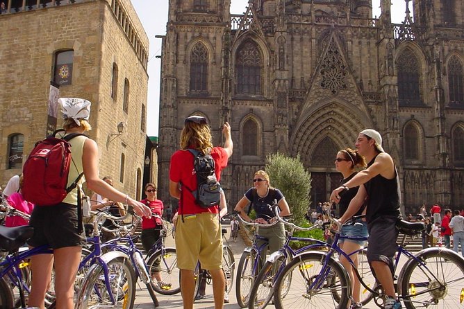 Highlights & Hidden Spots of Barcelona Bike Tour w/ Local Guide - Getting your bike at Carrer dels Escudellers