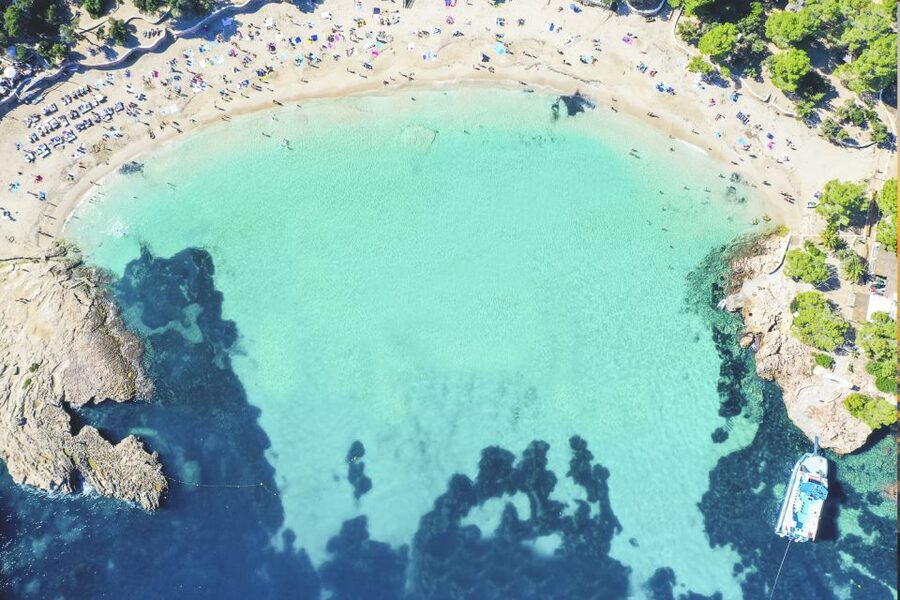 Ibiza: Beach Hopping Cruise w/ Paddleboard, Food, & Drinks - The Secluded Bay Stop for Paddleboarding and Snorkeling