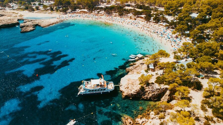 Ibiza: Beach Hopping Cruise w/ Paddleboard, Food, & Drinks - Afternoon and Sunset Options, Including the Mambo Finish