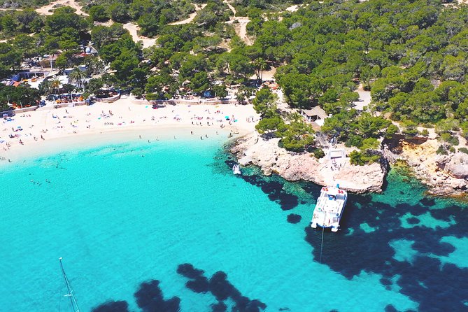 Ibiza Beach Hopping Cruise with Paddleboards, Drinks and Food 6h - Your big water-activity window: snorkel, paddleboard, floats, and lifeguards