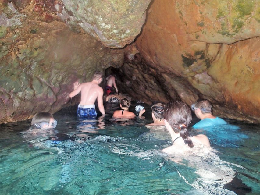 Ibiza: Snorkeling and SUP Paddle, Beach and Cave Tour - Cala Bassa: snorkel caves, Posidonia meadows, and a 45 minute window