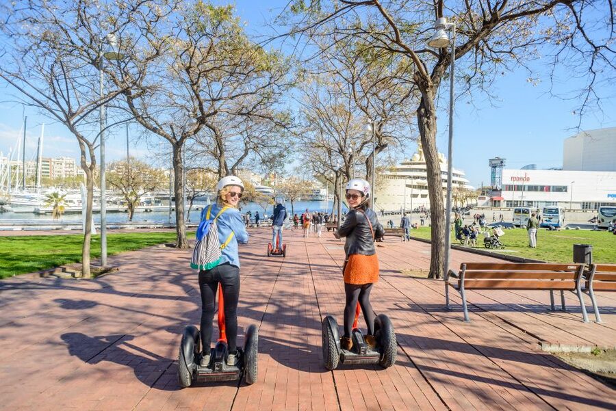 Intro Segway Tour Barcelona 1h - Barceloneta Beach views without the long walk