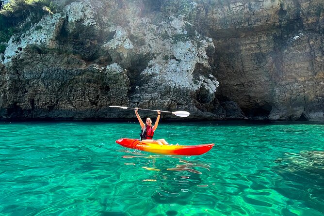 Kayak Paradise: Cala Portixol Snorkel, Cave & Cliff Jumping Tour - Key things to know before you go