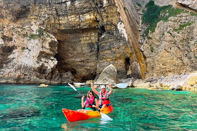 Kayak Paradise: Cala Portixol Snorkel, Cave & Cliff Jumping Tour - Price and value: what $60.49 buys you