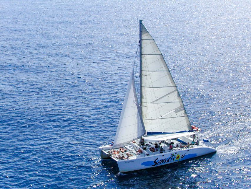 Lloret de Mar: Catamaran Sailing Cruise with BBQ and Drinks - Anchor Time for Swimming and Snorkeling in Calm Water