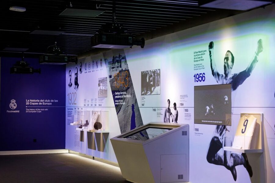 Madrid: Guided Tour of Bernabéu Stadium - Champions League trophy photo and the souvenir choices that cost extra
