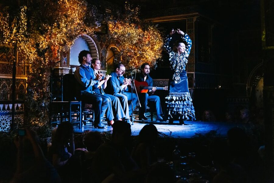 Madrid: Live Flamenco Show with Food and Drinks Options - Inside the venue, the Alhambra-inspired design that makes it feel special